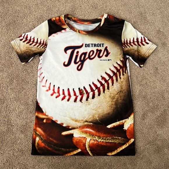 MLB Other - MLB Detroit Tigers Performance Athletic Tee Shirt Sz Medium 10/12